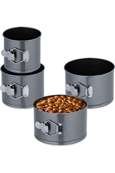STARSTAR Four-piece cake mold set with buckle, height-locking cake pan, cake ...