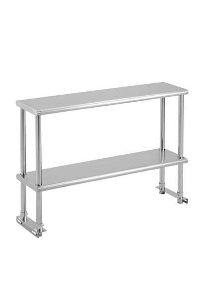Garvee Heavy Duty Stainless Steel Double Tier Overshelf for Cabinet – NSF Cer...