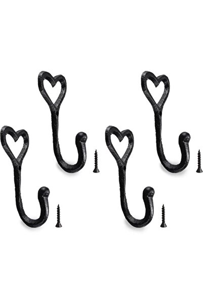 STARSTAR Metal coat hooks - Vintage wall hooks - Organize your space - Black ...