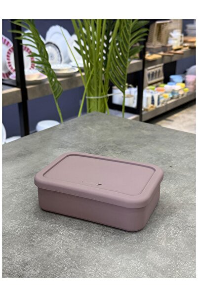 Doğudeko Calix Rectangular Silicone Storage Container 6 Pieces