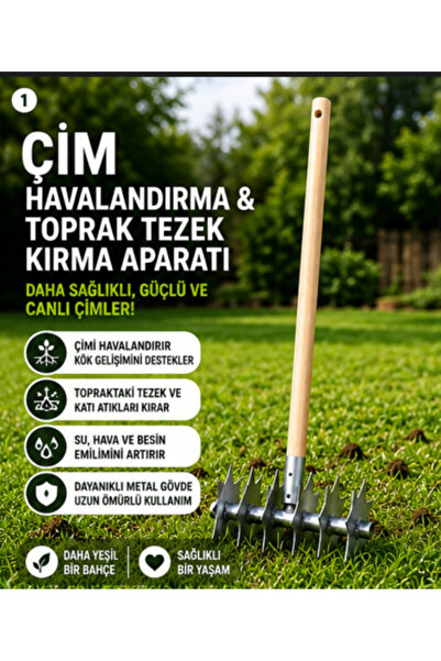 INOVANET Yıldızlı Çim Havalandırma ve Tezek Kırma