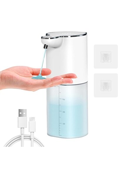 STARSTAR Wall-Mount Automatic Soap Dispenser, 400ml Liquid Soap Pump with USB...