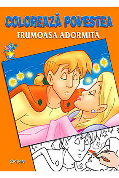 Crisan Coloreaza povestea: Frumoasa adormita