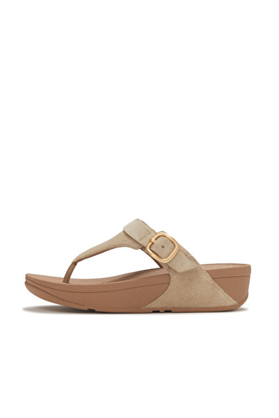 Fitflop Women's Lulu Buckle Suede Toe-Post Sandals