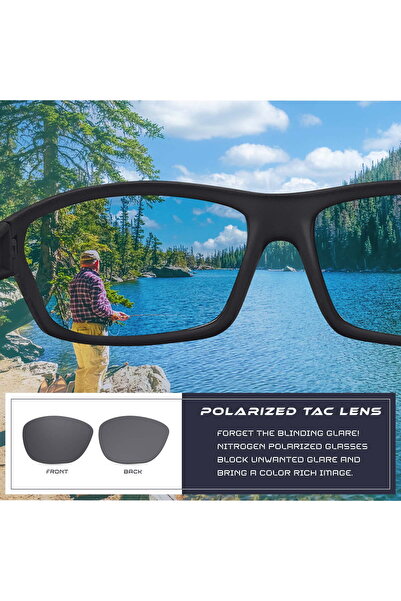 STARSTAR Unisex polarized wraparound sports sunglasses, suitable for driving,...