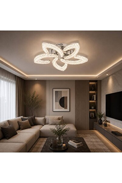 RFAN Candelabru LED RFAN, Model K2558/5, cu Telecomandă, 3 Tipuri de Lumină, ...