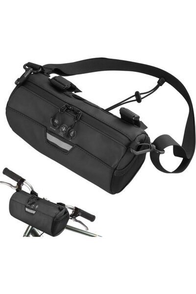 STARSTAR Waterproof bicycle handlebar bag, reflective handlebar bag, with sho...