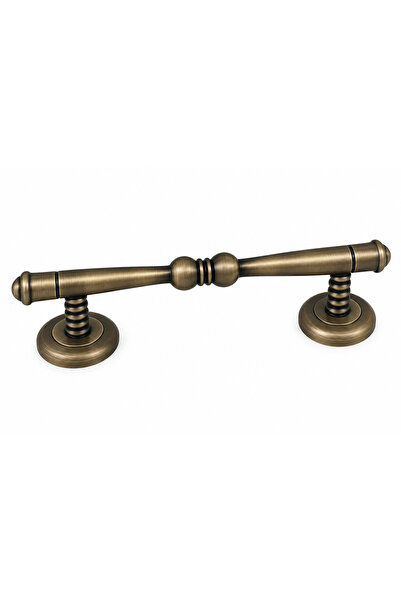 Condi Collection Antique Yellow Plated Brass Pull Handle with Badge – 25 cm