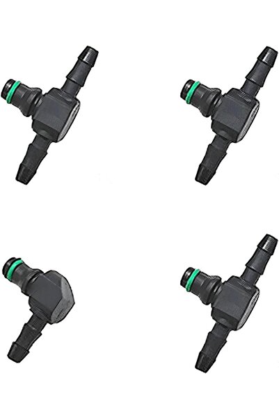 STARSTAR 4-Piece Set Includes 3 T-Type Leak Fittings 1 L-Type Fitting Diesel ...