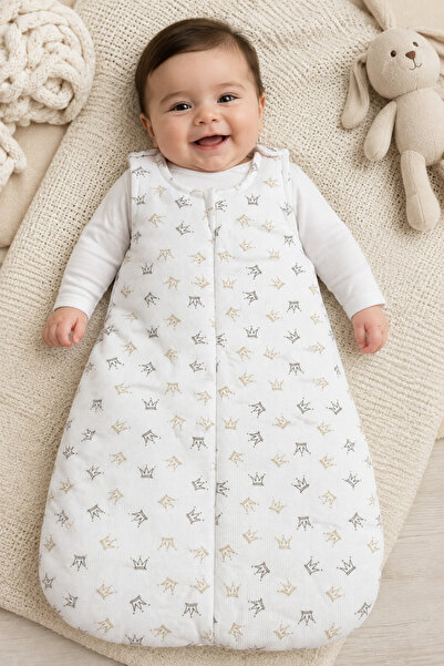 Babyhola Fiber 2.5 Tog Strap-On Snap Fastener Baby Sleeping Bag 2712