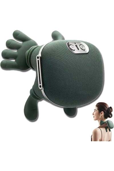 TEAMSTAR Bionic Heated Massager – Portable Shiatsu Neck & Back Massager with ...