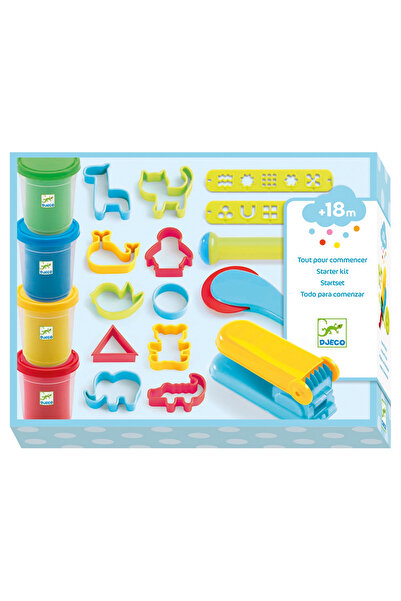 djeco Set de modelat cu plastilină colorată de bază