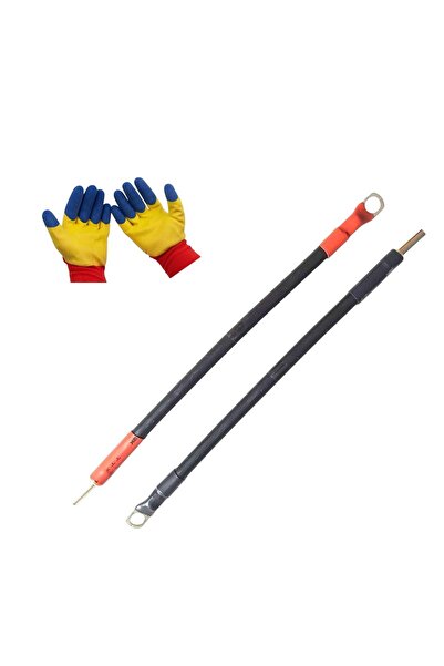 Universal Cablu alimentare,sect 16 mmp,2x50 cm,papuc M10 la un capat/pin term...