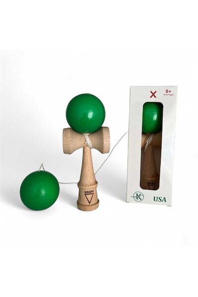 OEM Jucarie interactiva Krom Professional Kendama pentru copii si adulti, Verde