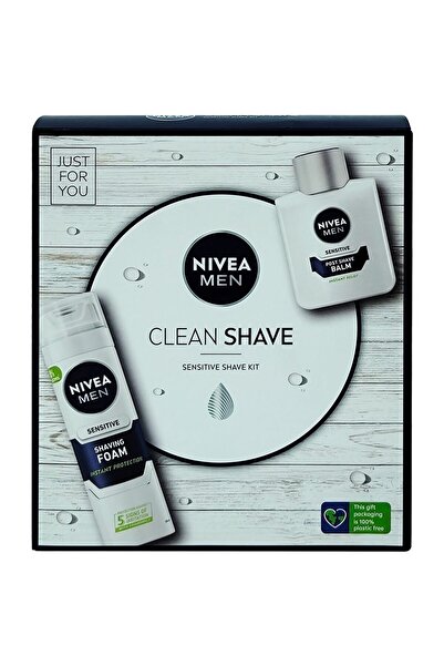 NIVEA Κουτί δώρου, Nivea, Κρέμα ξυρίσματος 200, Balm 100 Men Clean Shave
