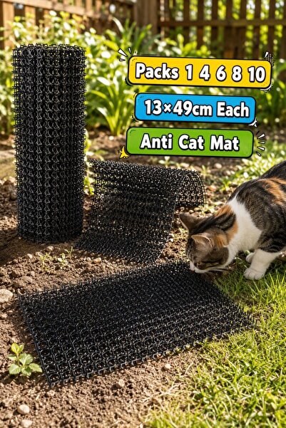 Generic 1 Pack Plastic Anti Cat Spike Mat Cat Deterrent Net Garden Fence Weat...