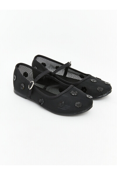 LC Waikiki Alita City Lcw Steps Black Girls' Ballet Flats with a Difference