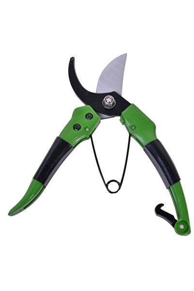BAMI NETWORK Foarfeca pentru pomi cu siguranta metal plastic verde 20cm