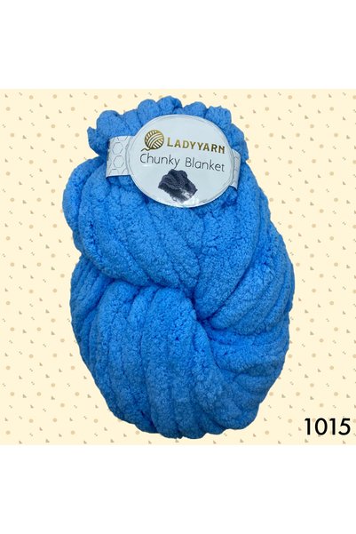 Lady Yarn بطانية سميكة 1015 بيبي بلو