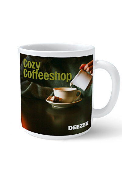 ART HEDİYE Cozy Coffeeshop Printed Mug