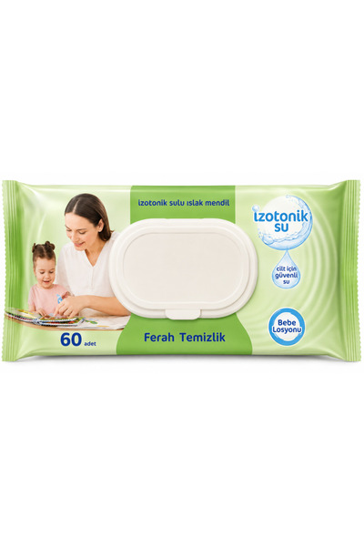 NW NessiWorld Isotonic Water Fresh Cleaning Wet Towel Wipes 60's
