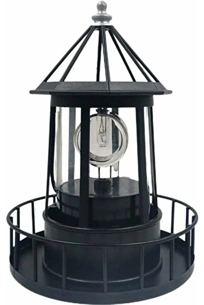 STARSTAR Solar-powered 360-degree rotating LED lighthouse landscape light for...