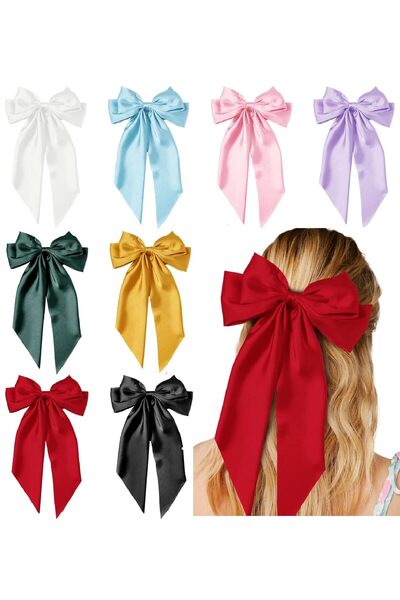 STARSTAR Women's Hair Accessory 8-Piece Set with Bows, Hairbands, Bow Clips, ...