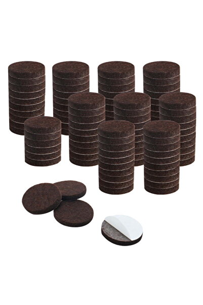 STARSTAR 100-piece pack of round, 1 1/4-inch, non-slip, noise-reducing chair ...