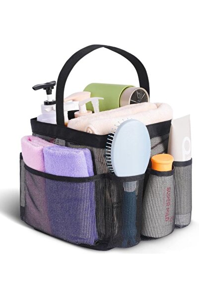 STARSTAR Portable mesh shower basket with 8 compartments, large capacity for ...