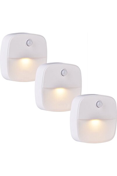 STARSTAR Night Light Set, 3-Piece Pack with Day/Night Sensor, Wireless Batter...