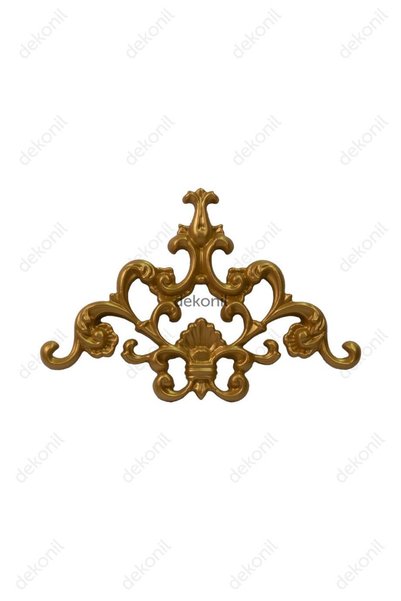 Dekonil Altın Gold Saray Tavan - Duvar Çıtası Köşe Motifi 27x18 - 2 Adet