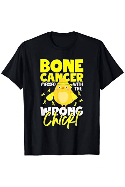 Astogria13 LocalBone Awareness Funny Messed With Wrong Chick!Bold Yellow Blac...