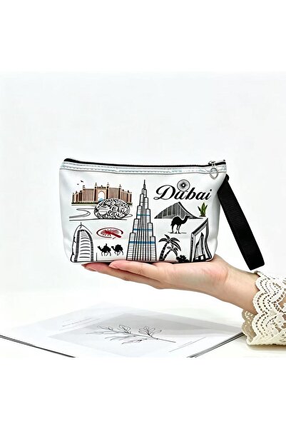 ARIANA Stylish Dubai Print Clutch Bag for Ladies, Fashionable Small Square Ev...