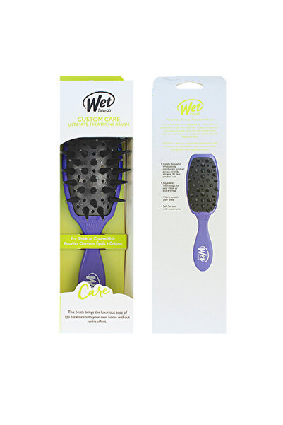 Wet Brush Четка за върховна грижа Custom Care – Чисто лилава четка за коса