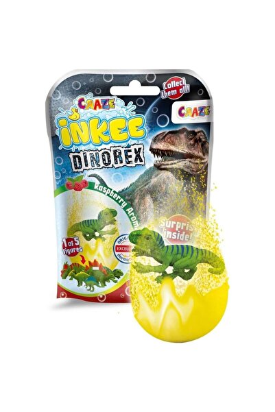 CRAZE Inkee Dinorex Μπάλα Μπάνιου (80γρ.)