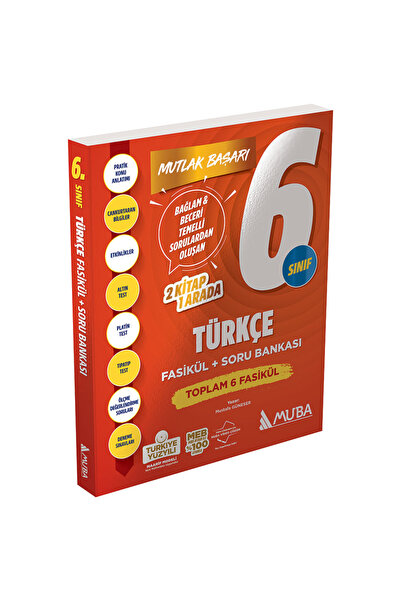 Muba Yayınları FSK6002 MB 6.Sınıf Türkçe Fasikül + Soru Bankası