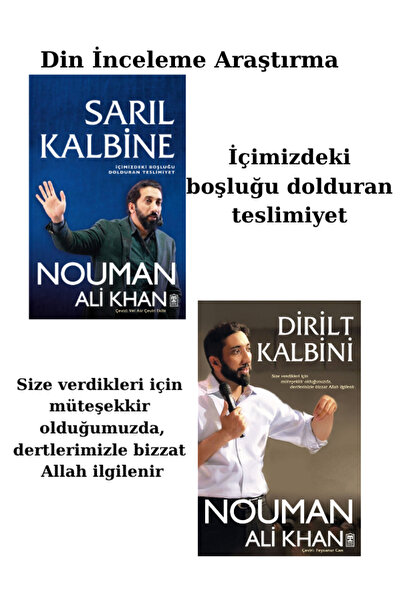 Timaş Yayınları İslamiyet,Nouman Ali Khan set Dirilt Kalbini/Sarıl Kalbine 48-Su
