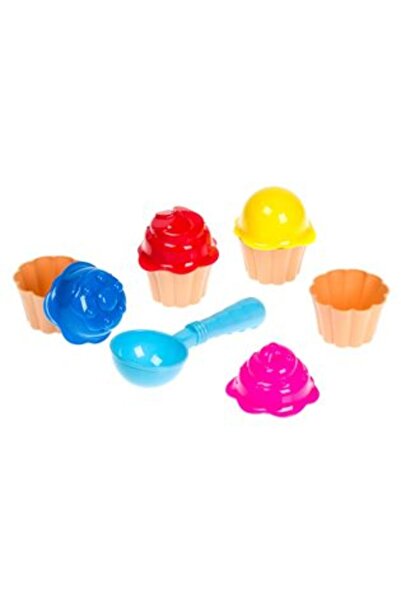 BAMI NETWORK Set forme nisip cupcake 5 piese pentru joaca
