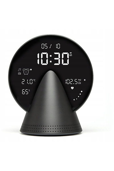 Lexon Ceas cu alarmă Ceas conic Radio FM Difuzor Bluetooth Temperatură Umiditate