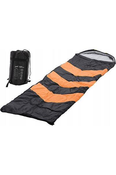 NO BRAND Sac de dormit pentru camping, ușor, cu glugă, 2-în-1, 220 x 75 CM