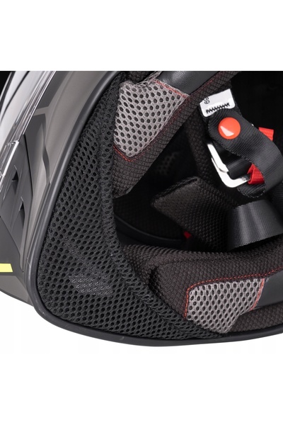 NO BRAND Cască moto 3 în 1 W-TEC Valso Graphic Enduro Cross Pinlock S (55-56 cm)