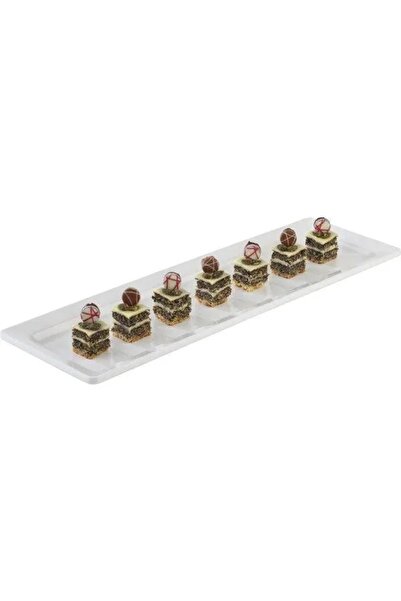 HENDI Tavă de prezentare alimentară înaltă din melamină GN2/4, tavă de prezen...