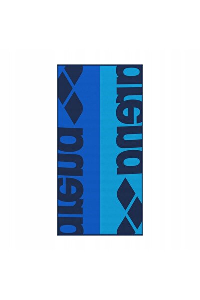 ARENA Prosop de velur Logotype, bleumarin multicolor, 180 x 90 cm