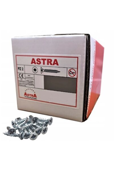 NO BRAND ASTRA 3.5x45 mm PZ2 șuruburi universale pentru lemn zincate 1000 bucăți