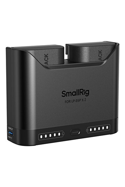 NO BRAND SmallRig 5484 – set TURBO, încărcător cu două canale, 2x Canon LP-E6NH