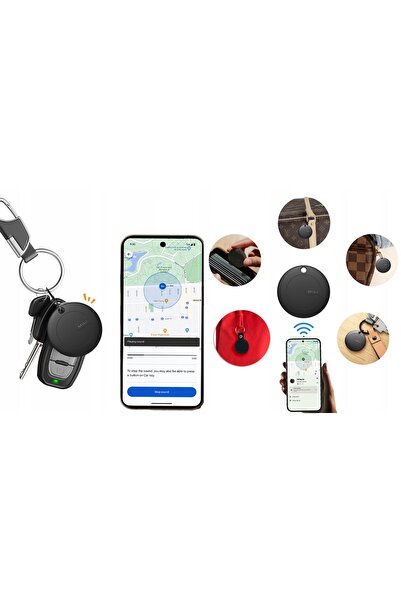 MiLi 3x MiTag Android GPS Tracker + 3x Brelocuri cu carcasă pentru chei de ru...