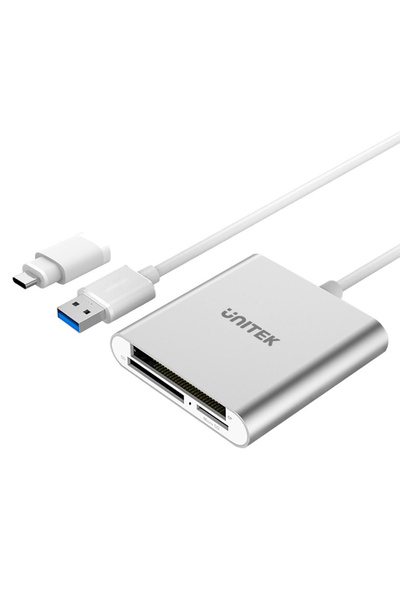 Unitek Cititor de carduri USB Tip-C multifuncțional