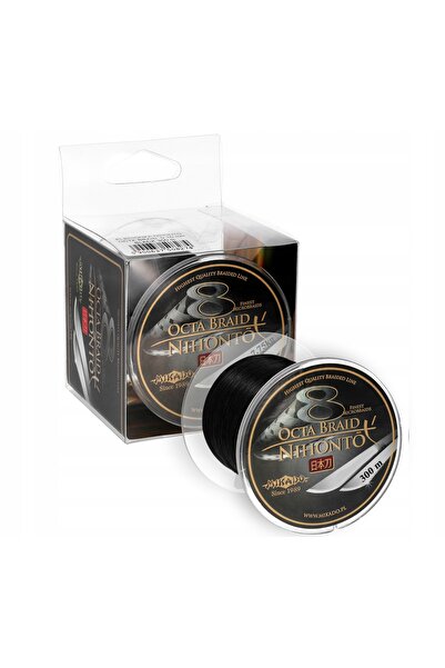 Mikado PLECIONKA NIHONTO OCTA BRAID 300 m NEGRU 0,23 mm