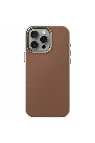 NO BRAND Husă pentru iPhone 16 Pro, UNIQ Lyden DS din piele, elegantă, de îna...