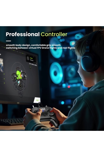 NO BRAND Controler FPV STARTRC S8 simulator de zbor USB-C PC Win iOS Android ...